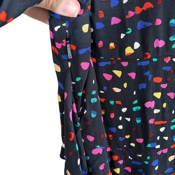 WHISTLES Multicolor Pearl Fiesta Print Dress - Picture 7 of 12